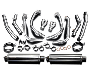DELKEVIC Suzuki GSXR1300 Hayabusa (08/20) Full De-Cat 4-2 Exhaust System with Stubby 18" Silencers