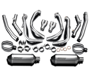 DELKEVIC Suzuki GSXR1300 Hayabusa (08/20) Full De-Cat 4-2 Exhaust System with 10" X-Oval Titanium Silencers