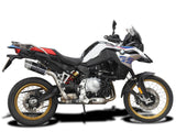 DELKEVIC BMW F750GS / F850GS Slip-on Exhaust Mini 8" Carbon