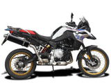 DELKEVIC BMW F750GS / F850GS Slip-on Exhaust Stubby 18" Carbon