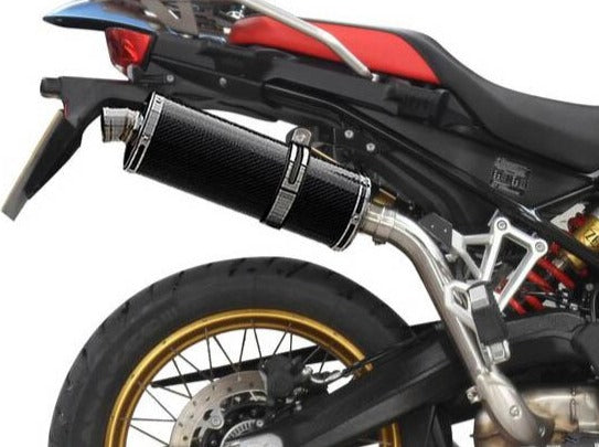 DELKEVIC BMW F750GS / F850GS Slip-on Exhaust Stubby 14