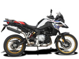 DELKEVIC BMW F750GS / F850GS Slip-on Exhaust 13" Tri-Oval