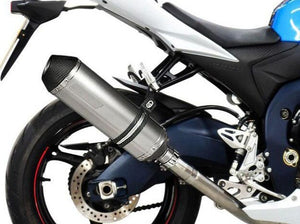 DELKEVIC Suzuki GSX-R1000 (12/16) Full Exhaust System with 13.5" Titanium X-Oval Silencer – Accessories in the 2WheelsHero Motorcycle Aftermarket Accessories and Parts Online Shop