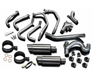 DELKEVIC Honda VFR800 VTEC Full Exhaust System Mini 8" – Accessories in the 2WheelsHero Motorcycle Aftermarket Accessories and Parts Online Shop