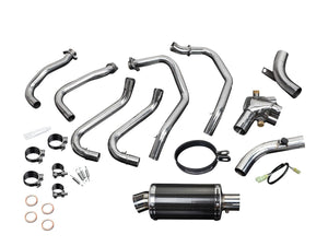 DELKEVIC Honda VFR800 Interceptor (98/01) Full Exhaust System with DS70 9" Carbon Silencer – Accessories in the 2WheelsHero Motorcycle Aftermarket Accessories and Parts Online Shop