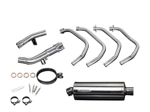 DELKEVIC Suzuki GSX1250FA Traveller Full Exhaust System with Stubby 14" Silencer