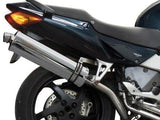 DELKEVIC Honda VFR800 Interceptor (98/01) Full Exhaust System with Stubby 18" Silencer (high level)