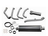 DELKEVIC Honda CBR1100XX Blackbird Full Exhaust System 4-1 with Stubby 18" Carbon Silencer