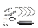 DELKEVIC Suzuki GSF1250 Bandit Full Exhaust System with Stubby 14" Carbon Silencer