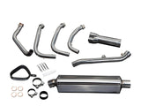 DELKEVIC Honda CBR1100XX Blackbird (96/09) Full Exhaust System 4-1 with Stubby 17" Tri-Oval Silencer – Accessories in the 2WheelsHero Motorcycle Aftermarket Accessories and Parts Online Shop