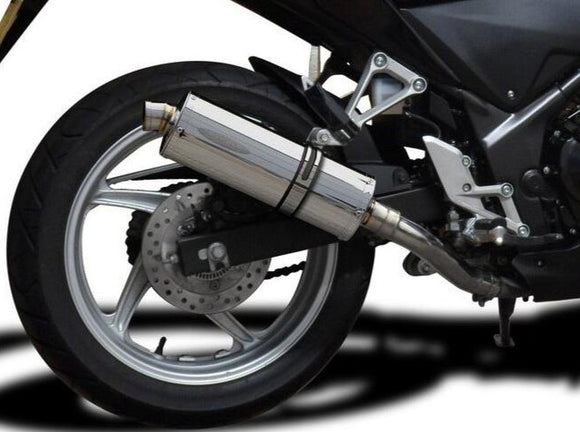 DELKEVIC Honda CBR250R Full Exhaust System with Stubby 14