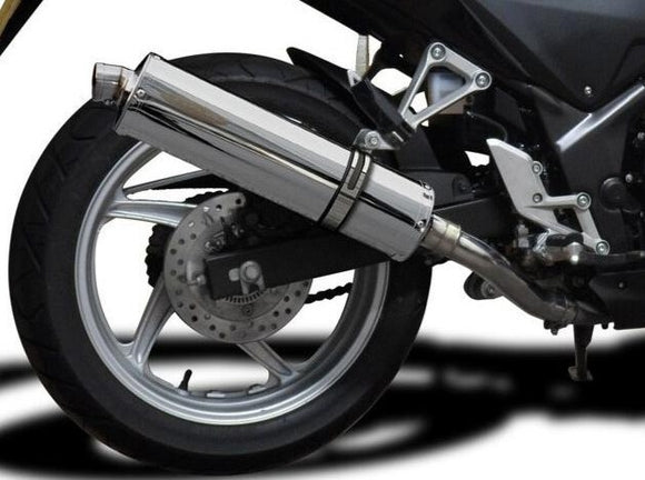 DELKEVIC Honda CBR250R Full Exhaust System with Stubby 18