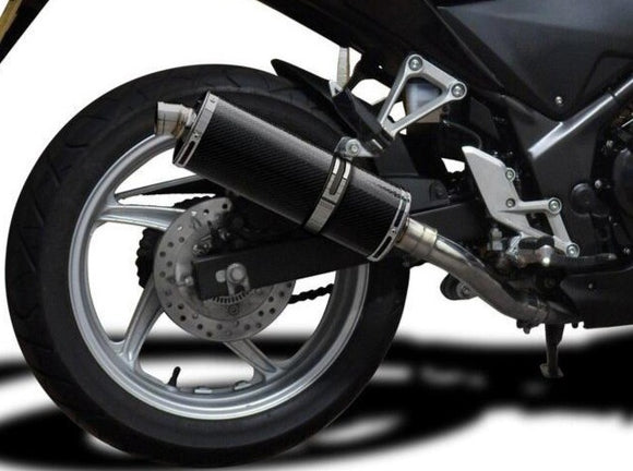 DELKEVIC Honda CBR250R Full Exhaust System with Stubby 14