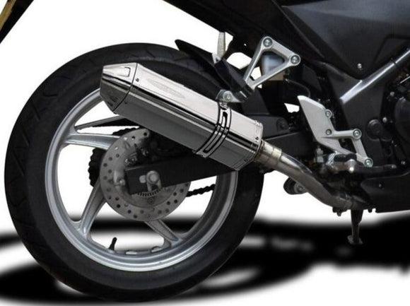 DELKEVIC Honda CBR250R Full Exhaust System with 13