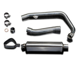 DELKEVIC Honda CBR250R Full Exhaust System with Stubby 17" Tri-Oval Silencer – Accessories in the 2WheelsHero Motorcycle Aftermarket Accessories and Parts Online Shop