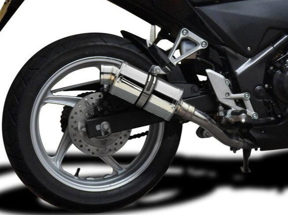 DELKEVIC Honda CBR250R Full Exhaust System with SS70 9