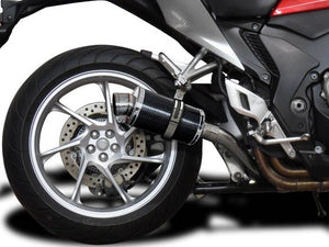 DELKEVIC Honda VFR1200F Interceptor Slip-on Exhaust DS70 9" Carbon