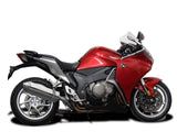 DELKEVIC Honda VFR1200F Interceptor Slip-on Exhaust 13" Tri-Oval