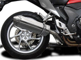 DELKEVIC Honda VFR1200F Interceptor Slip-on Exhaust 13" Tri-Oval