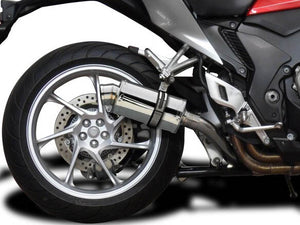 DELKEVIC Honda VFR1200F Interceptor Slip-on Exhaust SS70 9"