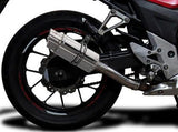 DELKEVIC Honda CB500 / CBR500R Full Exhaust System with Mini 8" Silencer