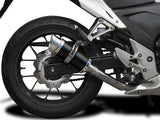 DELKEVIC Honda CB500F (13/18) Slip-on Exhaust Mini 8" Carbon – Accessories in the 2WheelsHero Motorcycle Aftermarket Accessories and Parts Online Shop