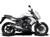 DELKEVIC Kawasaki ER-6N (09/11) Full Exhaust System with Mini 8" Carbon Silencer