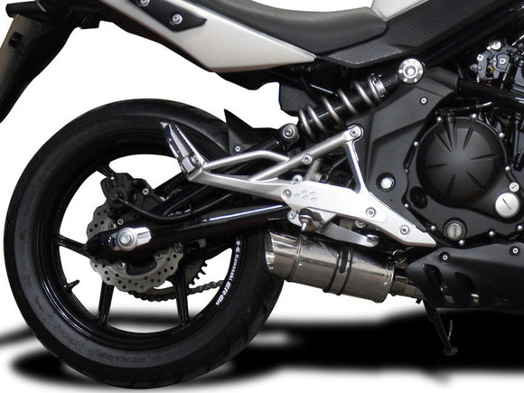 DELKEVIC Kawasaki ER-6N (09/11) Full Exhaust System with Mini 8