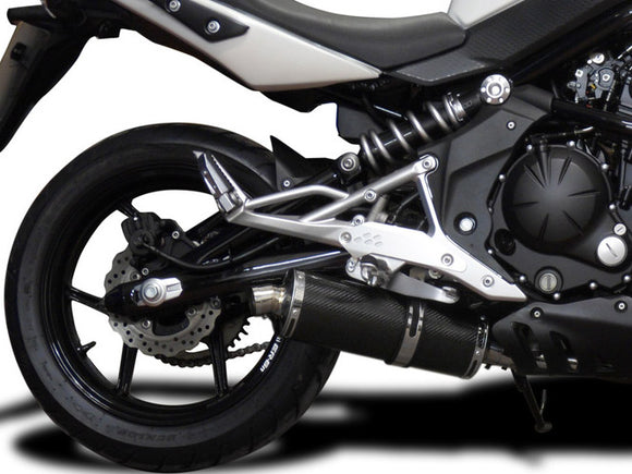DELKEVIC Kawasaki ER-6N (09/11) Full Exhaust System with Stubby 14