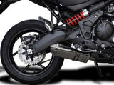DELKEVIC Kawasaki KLE650 Versys (15/21) Full Exhaust System 13" Tri-Oval