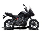 DELKEVIC Kawasaki KLE650 Versys (15/21) Full Exhaust System DL10 14" Carbon
