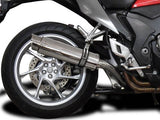 DELKEVIC Honda VFR1200F Interceptor Slip-on Exhaust SL10 14"