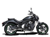 DELKEVIC Kawasaki Vulcan S EN650 (15/20) Full Exhaust System with DL10 14" Carbon Silencer