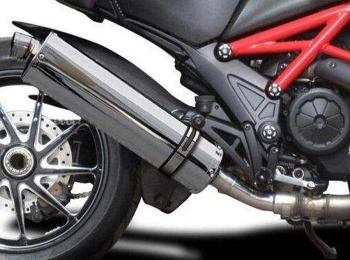 DELKEVIC Ducati Diavel 1200 Slip-on Exhaust Stubby 18