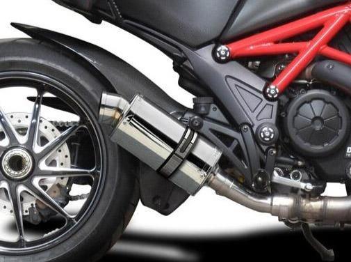 DELKEVIC Ducati Diavel 1200 Slip-on Exhaust SS70 9