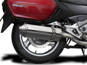 DELKEVIC Honda NT700V Deauville (06/14) Slip-on Exhaust 13" Tri-Oval