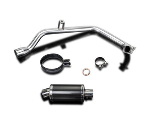 DELKEVIC Honda CB125F (15/18) Full Exhaust System with DS70 9" Carbon Silencer