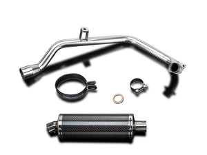 DELKEVIC Honda CB125F (15/18) Full Exhaust System with Stubby 14" Carbon Silencer – Accessories in the 2WheelsHero Motorcycle Aftermarket Accessories and Parts Online Shop