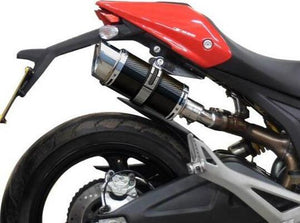DELKEVIC Ducati Monster 696 Slip-on Exhaust Mini 8" Carbon