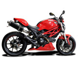 DELKEVIC Ducati Monster 796 Slip-on Exhaust Stubby 14" Carbon