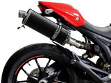 DELKEVIC Ducati Monster 796 Slip-on Exhaust Stubby 14" Carbon