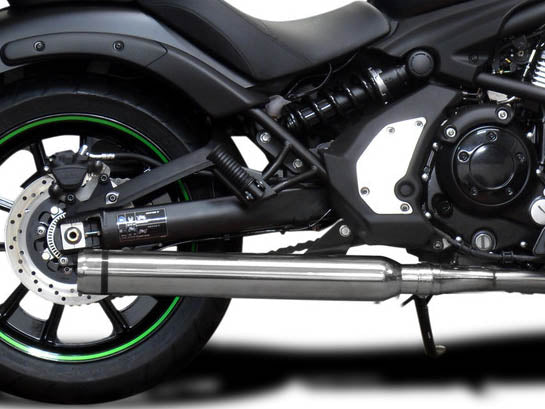 DELKEVIC Kawasaki Vulcan S EN650 (15/20) Full Exhaust System with Bull Nose Tip 21