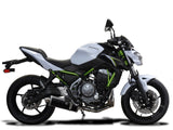 DELKEVIC Kawasaki Z650 Full Exhaust System with Stubby 14" Carbon Silencer