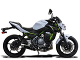 DELKEVIC Kawasaki Z650 Full Exhaust System with DL10 14" Carbon Silencer