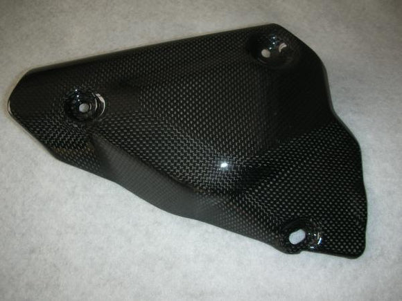 CARBONVANI Ducati Superbike 1098 / 1198 / 848 Carbon Exhaust Collector Guard (for OEM exhaust)