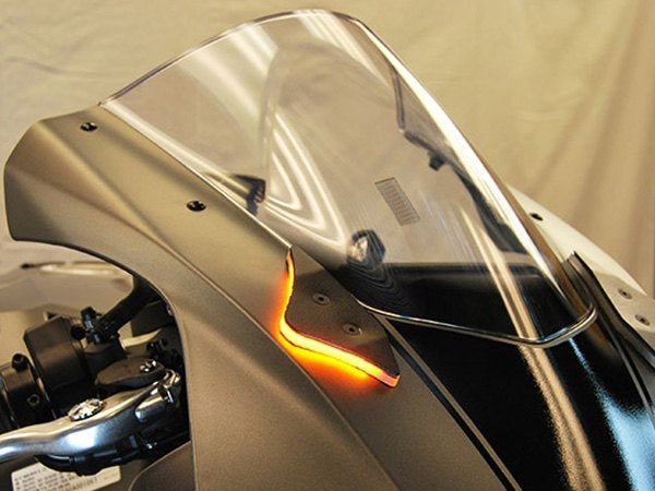 NEW RAGE CYCLES Yamaha YZF-R1 (2015) LED Mirror Block-off Turn