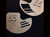 EX-MOTORCYCLE BMW R nineT Aluminum Plate (with number)