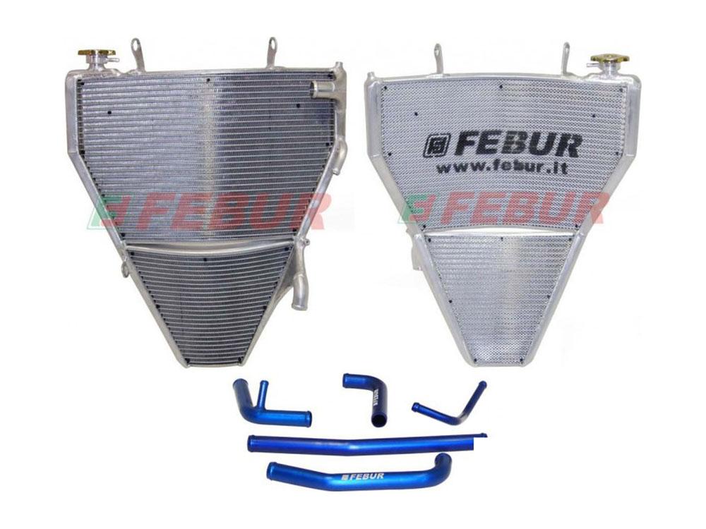 FEBUR Yamaha YZF-R6 (08/16) Complete Racing Water Radiator – 2Wheels Hero
