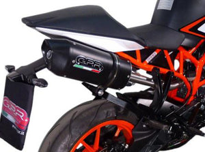 GPR KTM 390 RC (15/16) Slip-on Exhaust "Furore Nero" – Accessories in the 2WheelsHero Motorcycle Aftermarket Accessories and Parts Online Shop