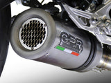 GPR Ducati Hypermotard 1100 Dual Slip-on Exhaust "M3 Titanium Natural" (EU homologated)